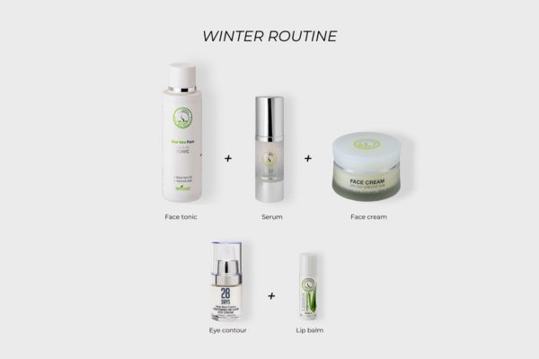 routine to avoid the effects of cold on the skin